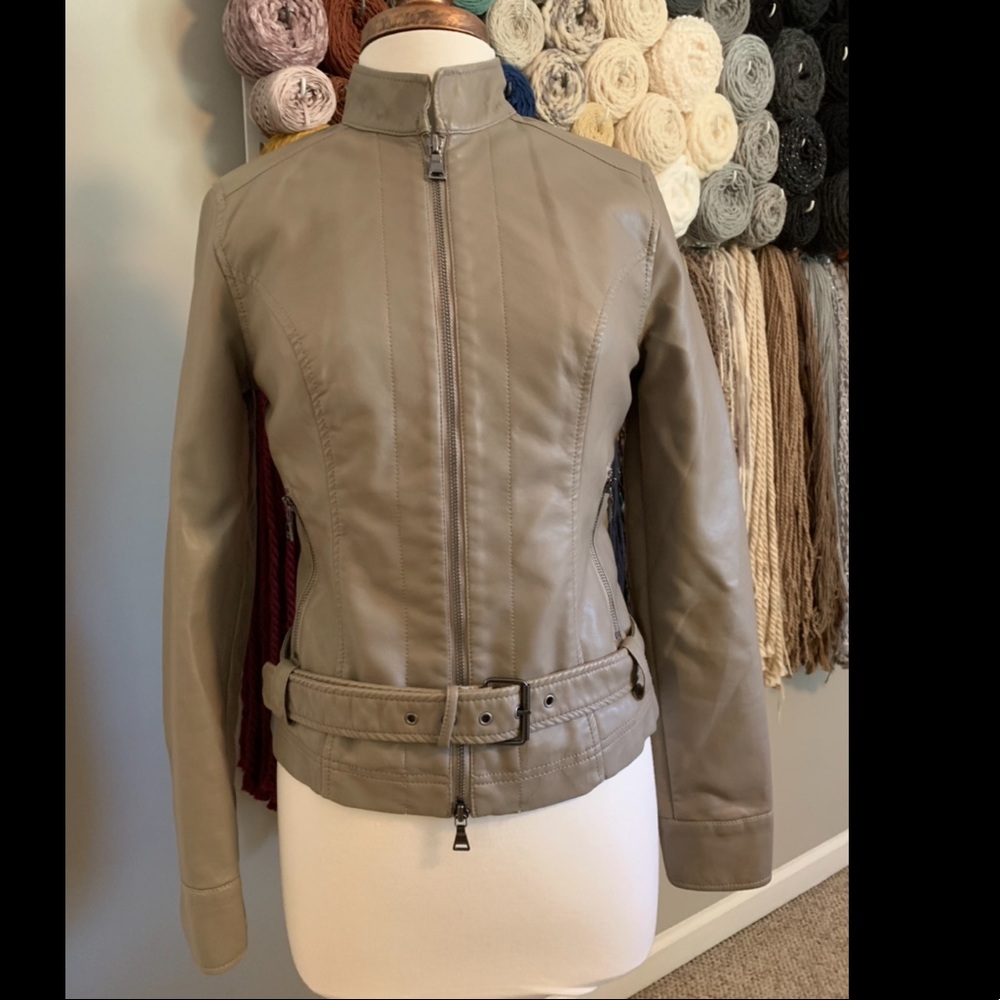 Express faux leather jacket. Size small.